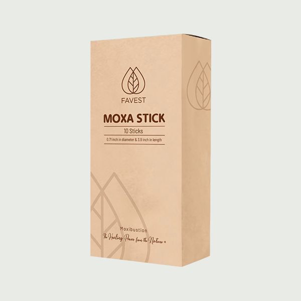 Moxa Sticks for Moxibustion, Regular Size, 1 Box (10 sticks)